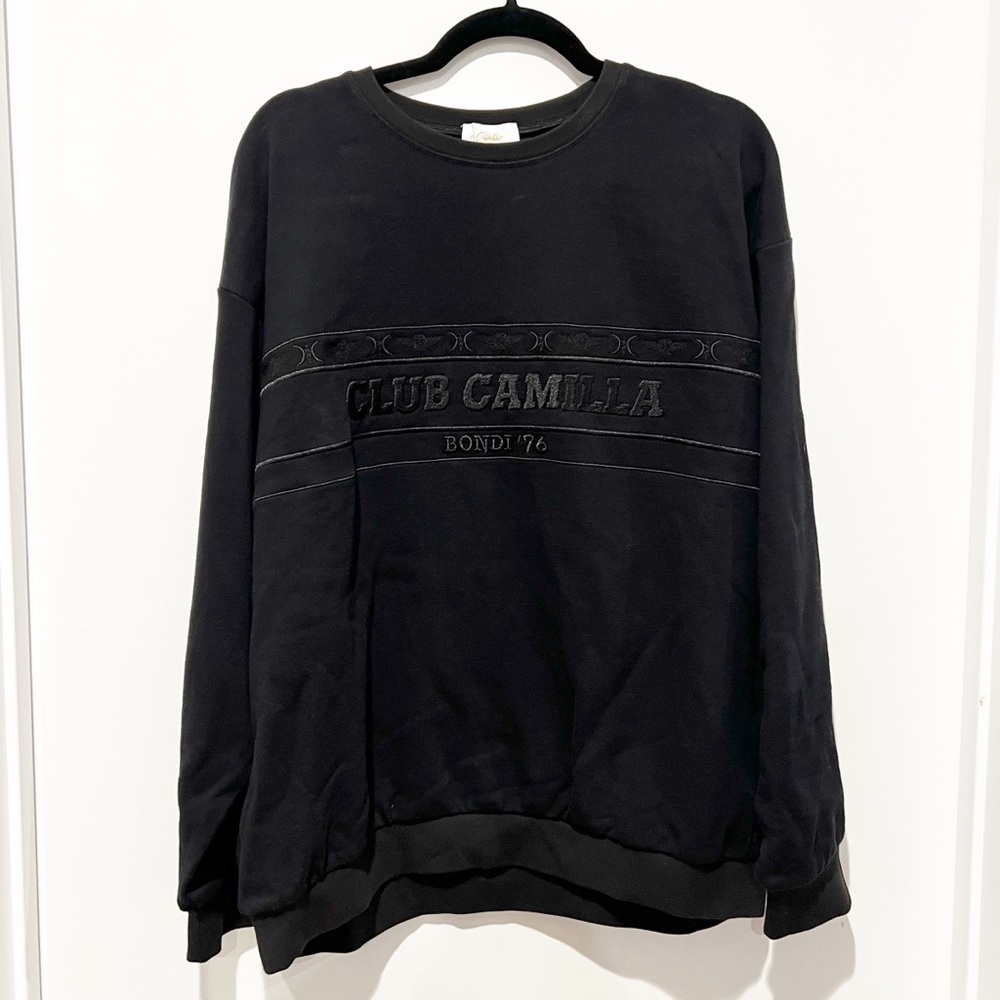 Camilla Bondi 66 oversized crew neck sweater